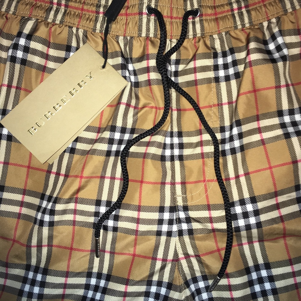 ❣️ SOLD MEN’S BURBERRY Swim Trunks/Shorts Sz Med - Picture 2 of 8